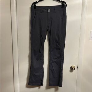 Prana Charcoal Roll Tab Convertible Hiking Casual Pants 10